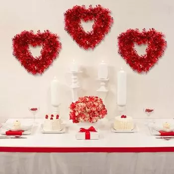 Романтичный День святого Валентина, любовные венки, подвесная гирлянда на входной двери, подарок на день рождения Style 5