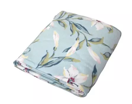 Романтика Kosugi теплый ворс пододеяльник одинарный длинный Seora лилия узор легкий тип синий