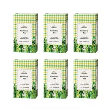 Ромашковый чай Herbaria 25,5 г, 6 упаковок по 15 шт.