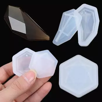 Ромбовидная форма, инструменты для изготовления ювелирных изделий, формы для волчьих зубов, кулон, форма из смолы, подвесные бирки, силиконовая форма