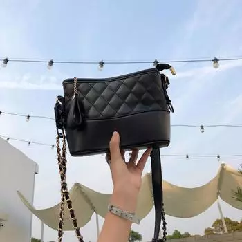 Ромбовидная уличная сумка Xiaoxiangfeng, сумка-цепочка, женская сумка, универсальная сумка через плечо для женщин 20*16*8cm белый