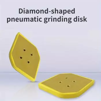 Ромбовидный 4-отверстийный липкий диск квадратный шлифовальный полирующий полировальный диск для нанесения воска 1pc