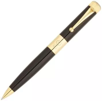 Romeo Itoya ROMEO 3 ballpoint pen thick shaft black No. (black/gold)