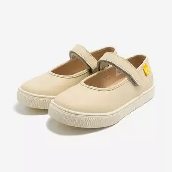 Romk Детская обувь ручной работы Мэри Джейн Сома Бежевый-LM21LV15 170