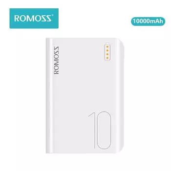 ROMOSS Sense4 Mini Power Bank 10000 мАч Powerbank с быстрой зарядкой 10000 мАч Портативное внешнее зарядное устройство для iPhone 13 для Xiaomi чёрный