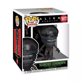 Romulus Scorched Xenomorph Figure Funko Super SCORCHED XENOMORPH Aliens Romulus Funko Alien Pop!
