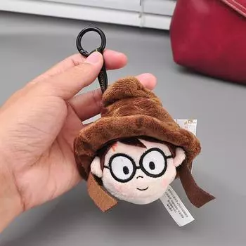 Ron Harry Potter Weasley Hermione Granger Extendable Hat Plush Keychain Doll Toy Harry Potter
