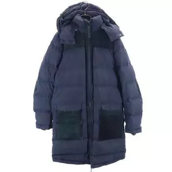 Ron Herman Down jacket S Navy blue With hood Women Used