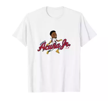 Рональд Акунья-младший: Футболка с карикатурой