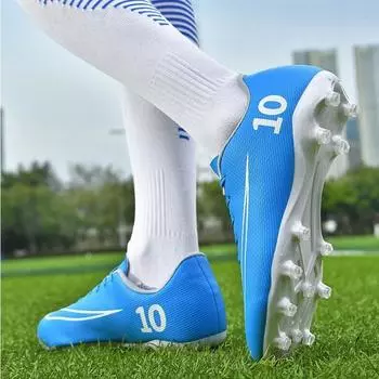 Ronaldo low-top football shoes AG long nails large size boys and girls teenagers students broken nails training shoes 31