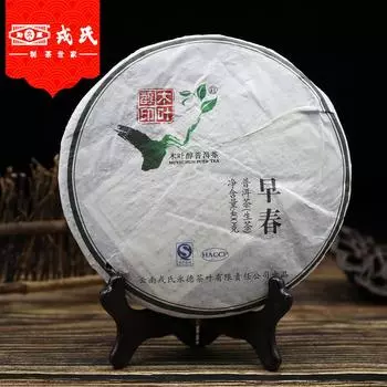 Rongshi 2012yr Yunnan Mengku Muyechun Sheng Puerh Сырой чай 400 г Ранневесенний чайный пирог 400g