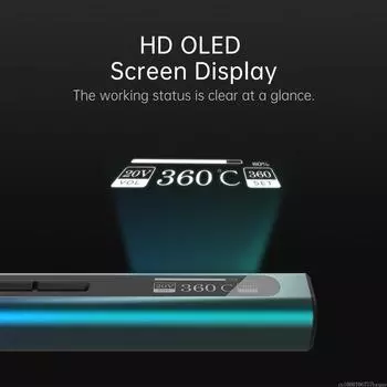 Ronguan RGS65 65 Вт интеллектуальный электрический паяльник с корпусом из алюминиевого сплава портативная цифровая паяльная станция комплект сварочных наконечников 65W