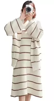 Room Cute Top and Bottom 2 Piece Cami Free Size [RAVIR] Женская одежда, Зима, Пушистый, Пижама, Комплект, Комплект, Платье, Шикарный, Длинный, Аккуратный, Край, Мягкий, бежевый