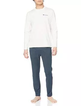 Room Long Long Ivory [Champion] Одежда, Рукава, Брюки, Футболка, Мужская, слоновая кость