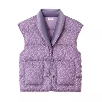 Room Wear Feather Vest [Gunze] Women s Pa-Puru_TK4444