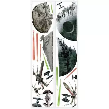 RoomMates Wallpaper Wall Stickers Set of 21 Star Wars Episode 7 The Force Awakens Goods Interior Hobby Decoration Foreign Movie [Product]