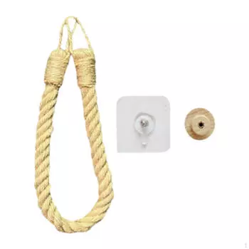 Rope Paper Towel Holder Bathroom Tissue Organizer, Multifunction Rustic Rings Toilet