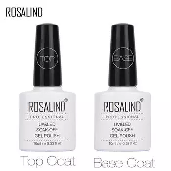 Rosalind 10 мл верхнее базовое покрытие для полуперманентного геля Lauquer Nail Art 1PCS