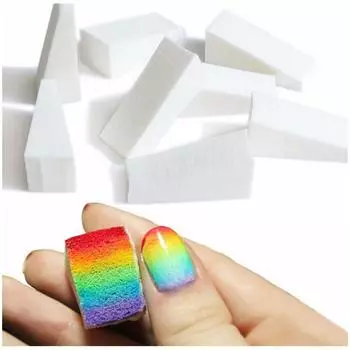 ROSALIND 8 шт./компл. маникюрный дизайн ногтей DIY креативный градиент треугольной губки для ногтей
