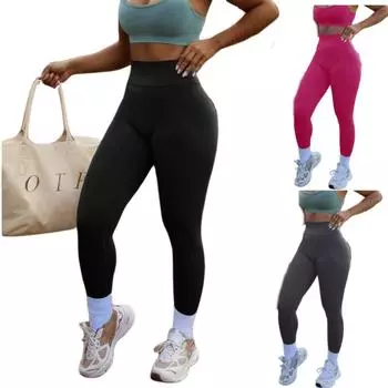 Rose Beauty A женские леггинсы для йоги с завышенной талией и широким поясом для занятий йогой и бегом, эластичные леггинсы для занятий йогой XS чёрный