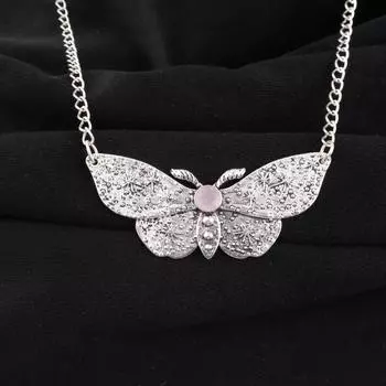 Rose Chalcedony Gemstone 925 Sterling Silver Jewelry Pendant 0.7 For Wedding CP-35-21