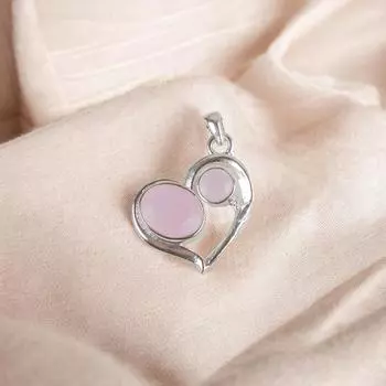 Rose Chalcedony Gemstone 925 Sterling Silver Statement Jewelry Women s Pendant CP-3-16