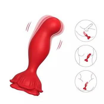 Rose Charging Женский вибрационный мастурбационный массажер для парных секс-игрушек для женщин