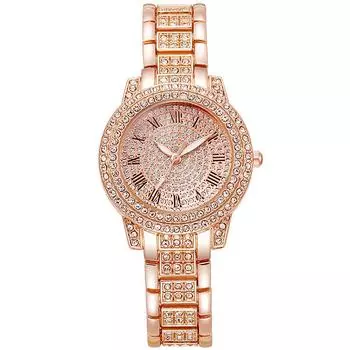 Rose Golden Fashion Luxury Women s Watches Original Design Woman s Quartz Wristwatches Best Gifts for Wife,Family,Friend AVE розового золота