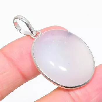 Ювелирная подвеска из серебра 925 пробы с розовым кварцем 1,77 дюйма P8Q28 розовый