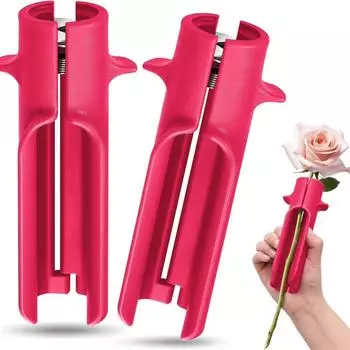 Rose Thorn Stripper Tool,2Pcs Flower Stem Cleaner for Home & Professional Florists красный