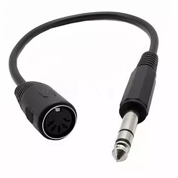 Rosebe MIDI DIN to Female Cable for MIDI XLR Microphone Rosebe DIN to Dual Male Microphone 30cm 5-Pin 5-Pin Keyboards, Cable, 6.35mm Cable,