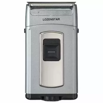 Rosenstar Electric Washable Pocket 2 Battery WET Equipment with Lock Pocket Ultra Metallic Grey Razor, Sled, Blades, Men s Shaver, Operated, Washable,