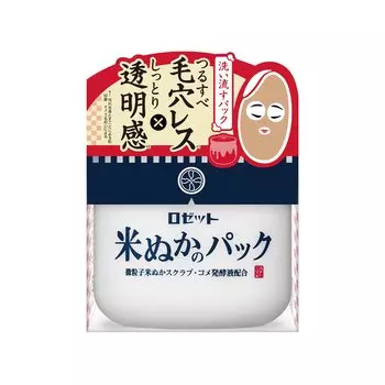 Rosette Edo Kosume Rice Bran Pack 150 г Упаковка Увлажнение пор Сухая кожа (Маска для лица / Смываемая маска)