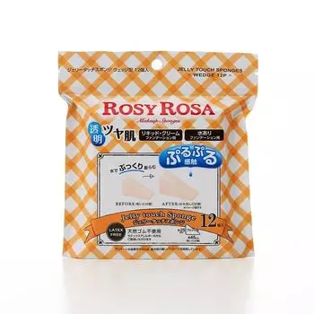 Rosie Rosa Jelly Touch Sponge клиновидный тип 12 шт.