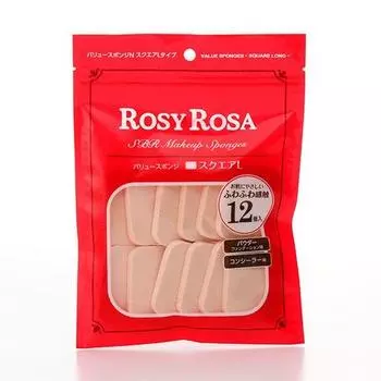 Rosie Rosa Value Sponge N Square L Type 12P
