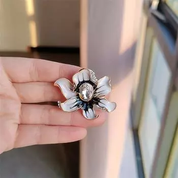 Роскошная атмосферная брошь пион модная креативная булавка, женское пальто кардиган универсальный темперамент аксессуары