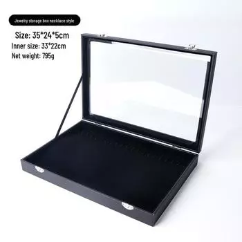 Роскошная бархатная шкатулка для демонстрации ювелирных изделий: ожерелий, браслетов и цепочек