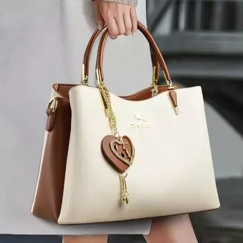 Роскошная брендовая женская дизайнерская сумка из натуральной кожи высшего качества, повседневная женская сумка через плечо