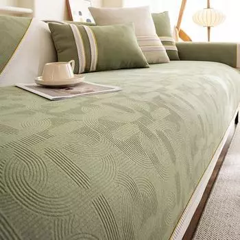 Роскошная диванная подушка из синели, новая простая универсальная нескользящая подушка на четыре сезона, полностью покрытая тканью, чехол для дивана 70*70cm