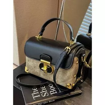 Роскошная дизайнерская квадратная сумка через плечо для женщин, новинка 2024 года, брендовая высококачественная сумка-тоут из искусственной кожи, модная мини-сумка Giils 20X13X9CM