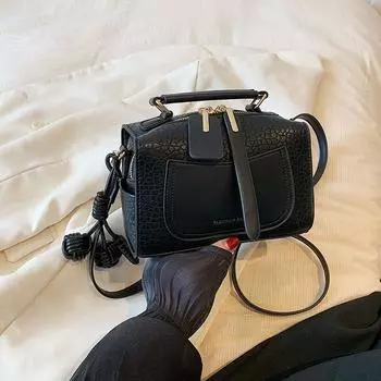 Роскошная дизайнерская квадратная сумка, новая женская сумка через плечо из текстурированной кожи большой емкости, элегантные модные сумки через плечо