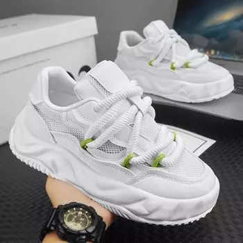 Роскошная дизайнерская обувь Модные мужские кроссовки на платформе Повседневная обувь Увеличивающая рост спортивная обувь для мужчин Уличная обувь для сноуборда Теннис 39