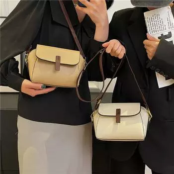 Роскошная дизайнерская однотонная женская маленькая сумка, модная сумка через плечо, женская сумка через плечо из искусственной кожи
