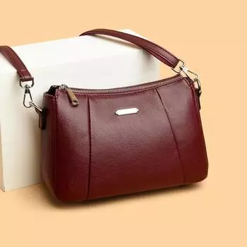 Роскошная дизайнерская однотонная женская сумка через плечо, модная маленькая женская сумка через подмышку из высококачественной искусственной кожи, женские сумки через плечо