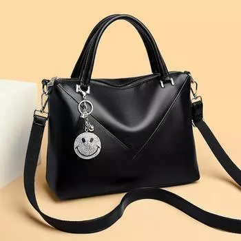 Роскошная дизайнерская однотонная женская сумка, модная большая вместительная сумка-мессенджер через плечо, женская сумка через плечо из искусственной кожи