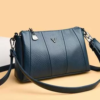 Роскошная дизайнерская сумка через плечо для женщин, высококачественные кожаные сумки-мессенджеры через плечо
