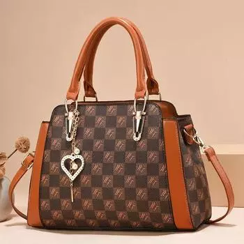 Роскошная дизайнерская женская сумка-ведро, большая вместительная сумка-тоут, винтажная печатная сумка через плечо, высококачественные новые женские сумки через плечо