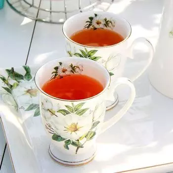 Роскошная кофейная чашка в европейском стиле, кружка, чашка для воды, кофейная чашка, чашка для молока, чашка для завтрака, послеобеденный чай, цветочный чай