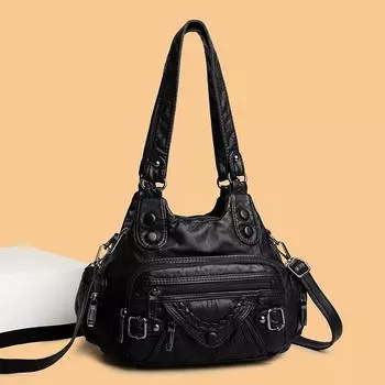 Роскошная кожаная сумка через плечо для женщин Женские сумки Женские сумки через плечо Messenger Tote Высококачественная дизайнерская сумка