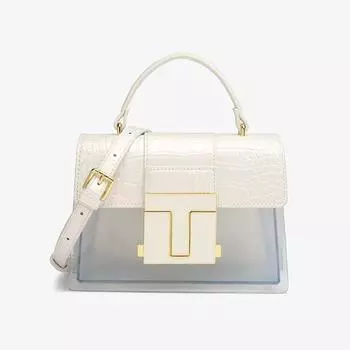 Роскошная легкая прозрачная сумка для женщин клатч повседневная сумка через плечо прозрачная сумка через плечо